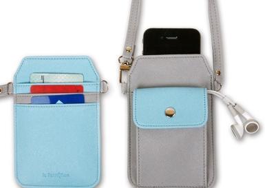 กระเป๋าใส่ไอโฟน 4 รุ่นสีสลับ กระเป๋าหิ้ว เก๋น่ารัก มีชองใส่เงินด้านหน้า